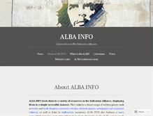 Tablet Screenshot of albainfo.org